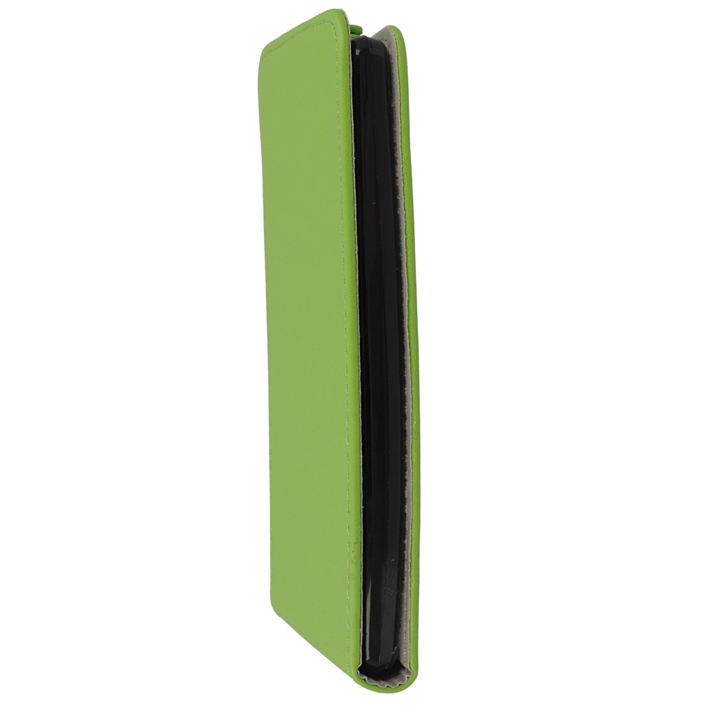 Pokrowiec z klapk na magnes Prestige Slim Flexi zielony LG Magna / 4