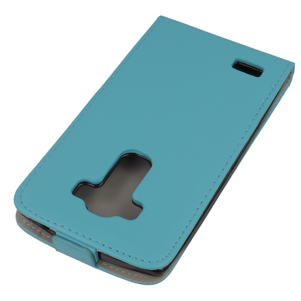 Pokrowiec z klapk na magnes Prestige Slim Flexi jasny niebieski LG G4s / 4