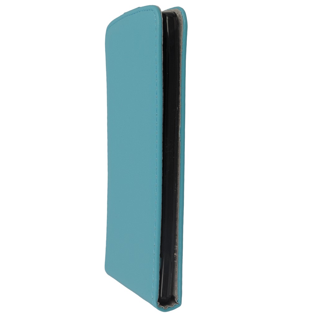Pokrowiec z klapk na magnes Prestige Slim Flexi jasny niebieski LG G4 Beat / 6