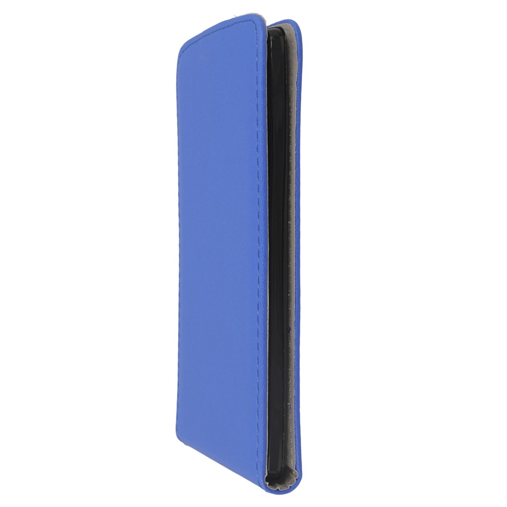 Pokrowiec z klapk na magnes Prestige Slim Flexi niebieski LG G4 Beat / 6