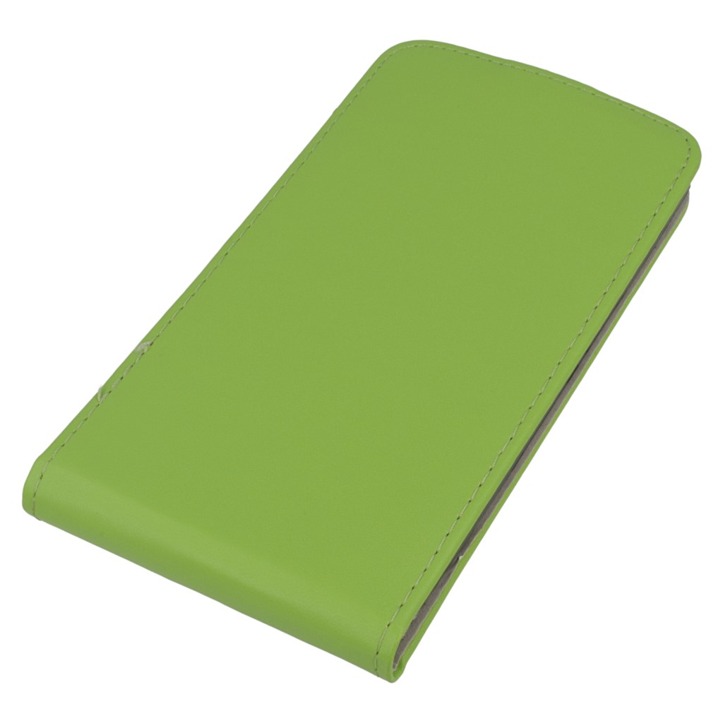 Pokrowiec z klapk na magnes Prestige Slim Flexi zielony LG G4 Beat / 3