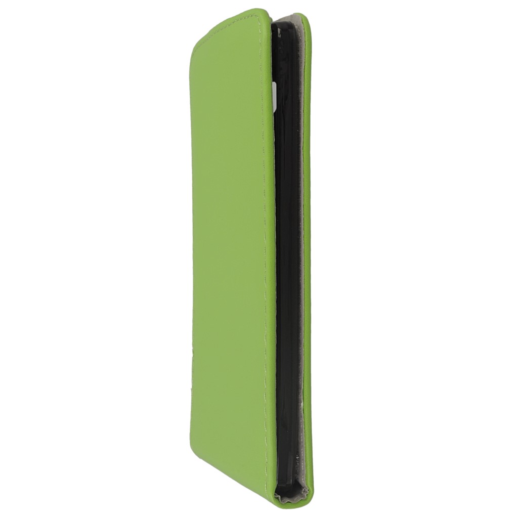 Pokrowiec z klapk na magnes Prestige Slim Flexi zielony LG G4 Beat / 6