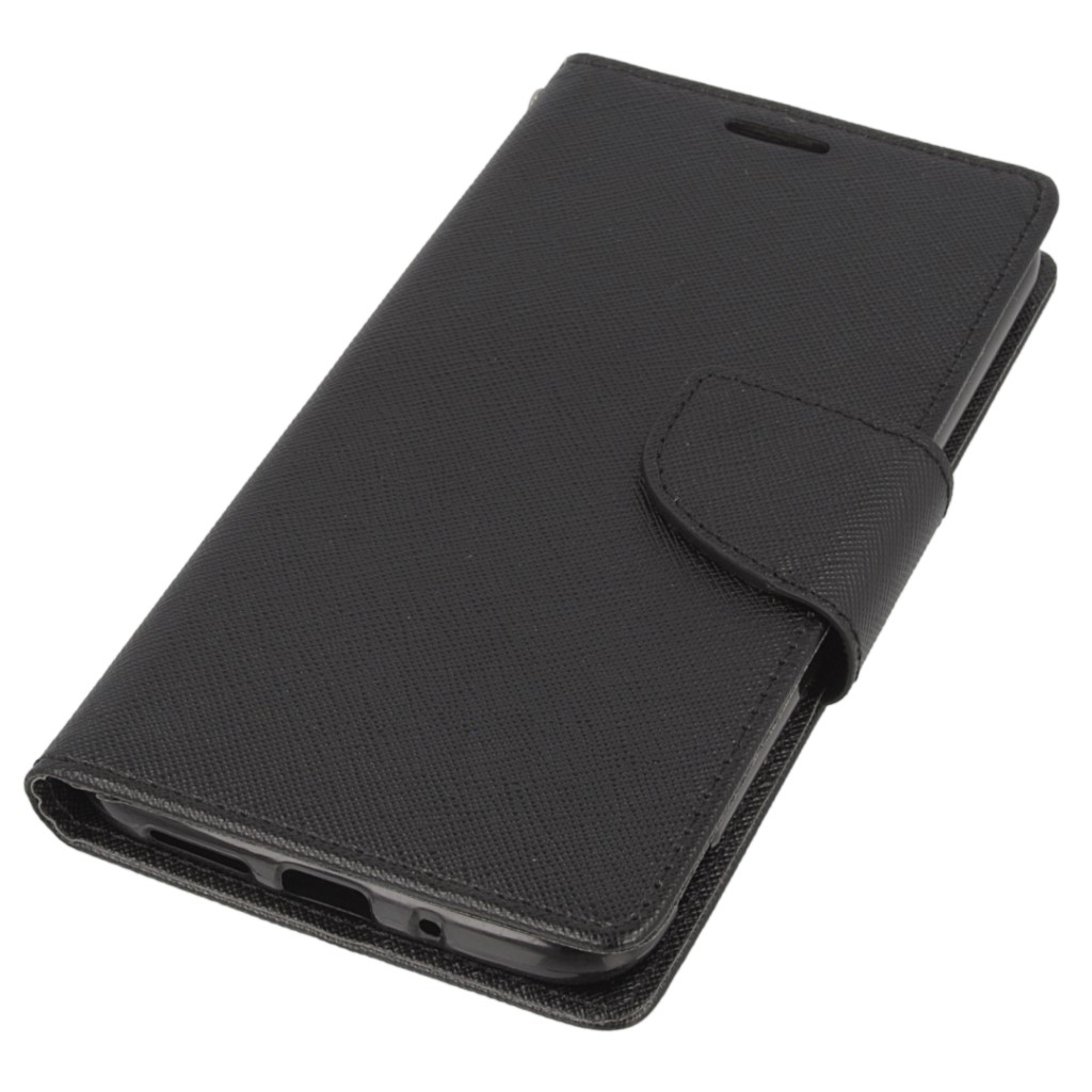 Pokrowiec etui z klapk na magnes Fancy Case czarne LG G5 / 2