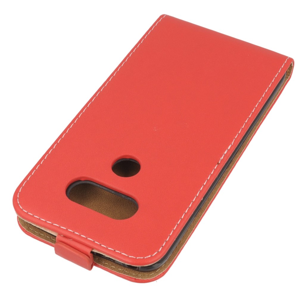 Pokrowiec z klapk na magnes Prestige Slim Flexi czerwony LG G5 / 4