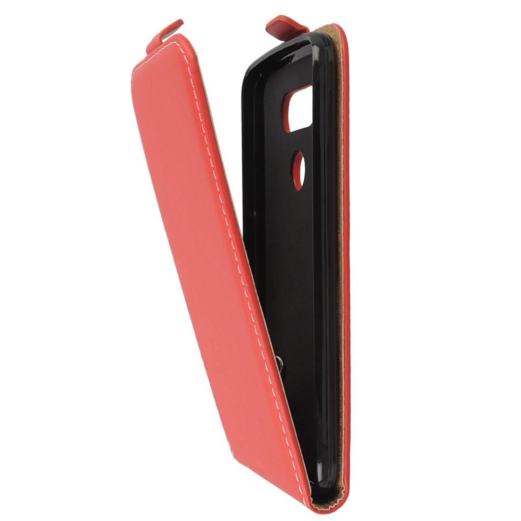 Pokrowiec z klapk na magnes Prestige Slim Flexi czerwony LG G5 / 7