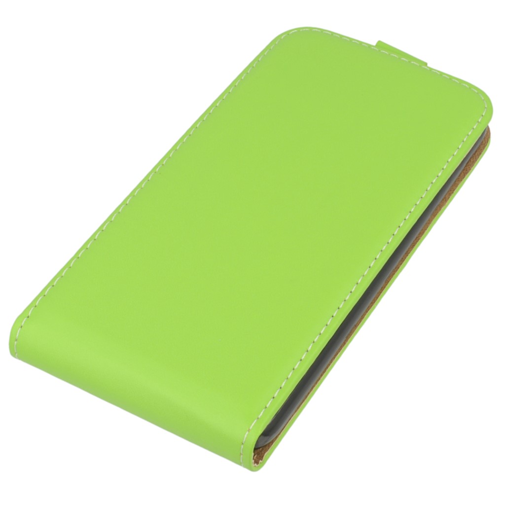Pokrowiec z klapk na magnes Prestige Slim Flexi zielony LG G5 / 3