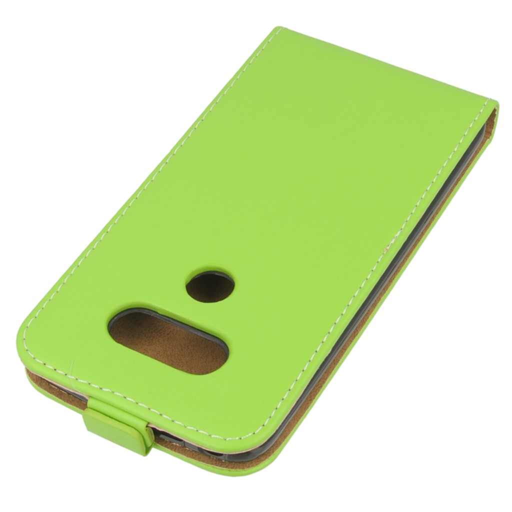 Pokrowiec z klapk na magnes Prestige Slim Flexi zielony LG G5 / 4