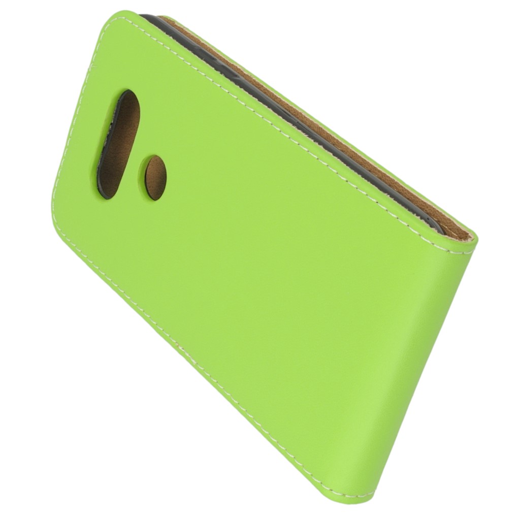 Pokrowiec z klapk na magnes Prestige Slim Flexi zielony LG G5 / 5