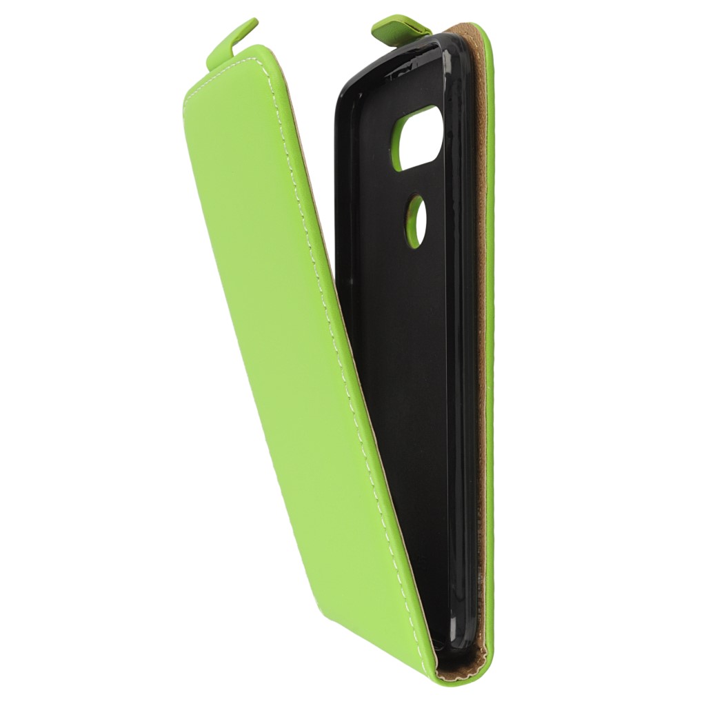 Pokrowiec z klapk na magnes Prestige Slim Flexi zielony LG G5 / 7