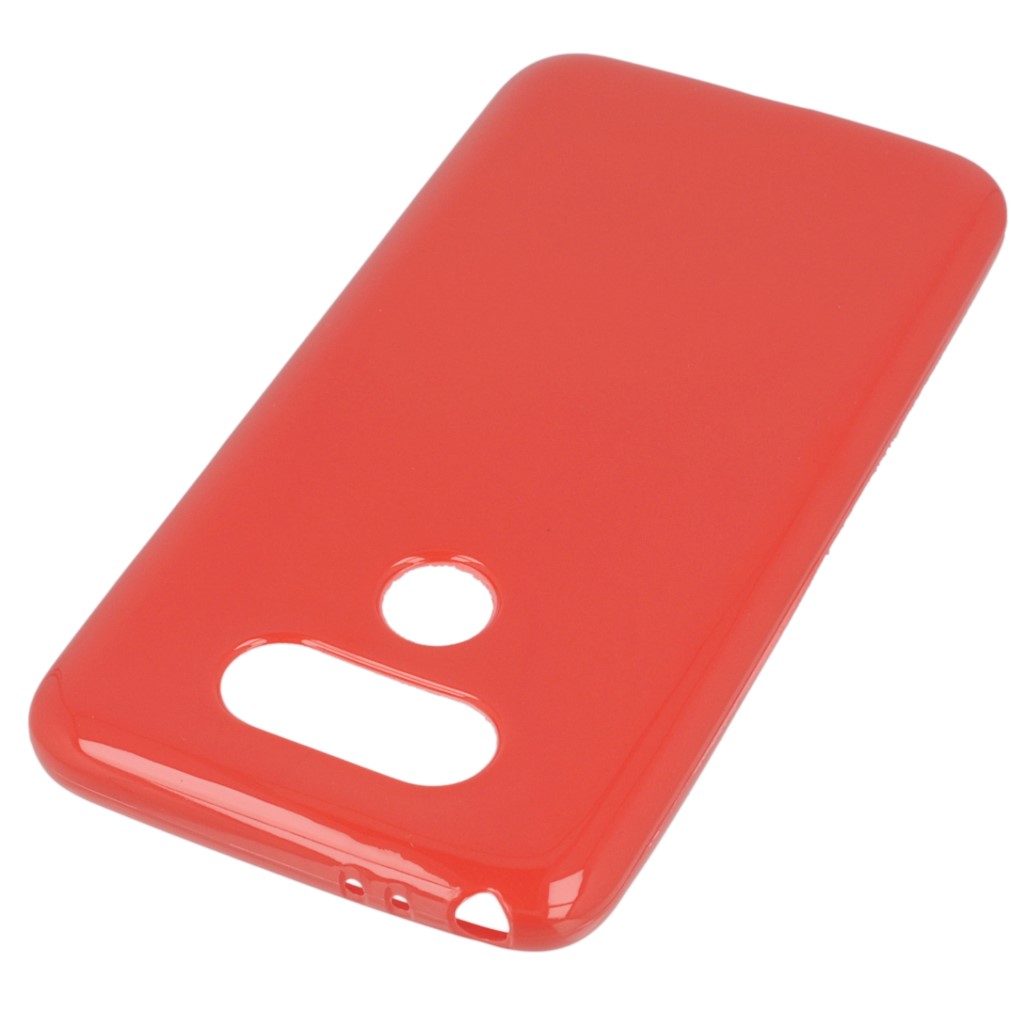 Pokrowiec silikonowe etui BACK CASE czerwone LG G5 / 2