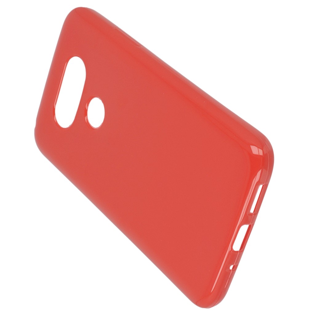 Pokrowiec silikonowe etui BACK CASE czerwone LG G5 / 5