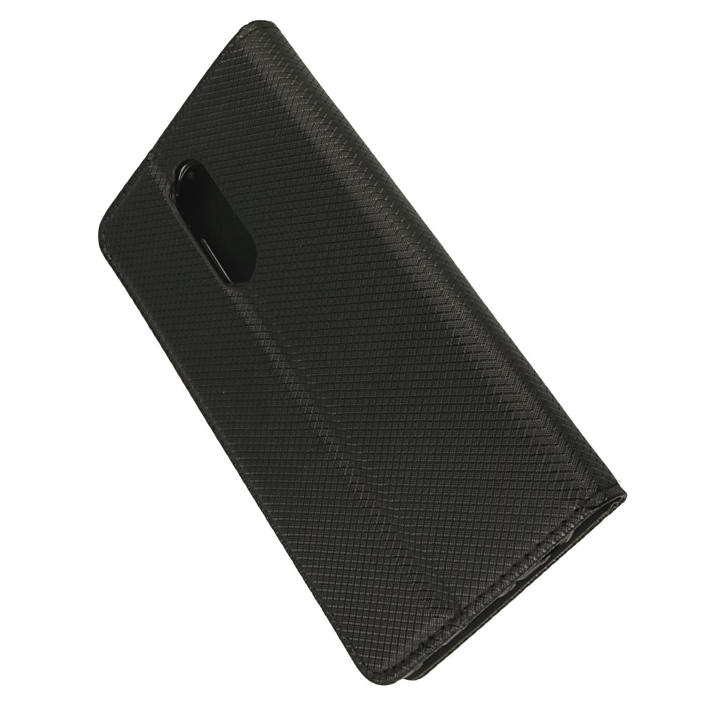 Pokrowiec etui z klapk Magnet Book czarne LG G7 Fit / 5