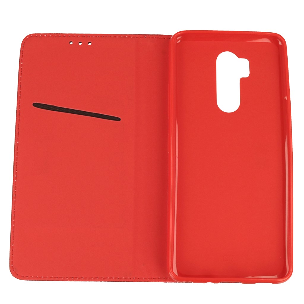 Pokrowiec etui z klapk Magnet Book czerwone LG G7 ThinQ / 2