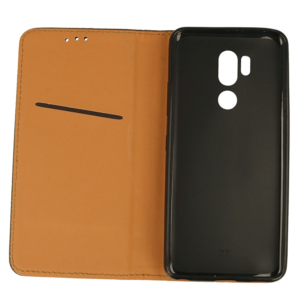 Pokrowiec etui z klapk Magnet Book ciemnozote LG G7 ThinQ / 4