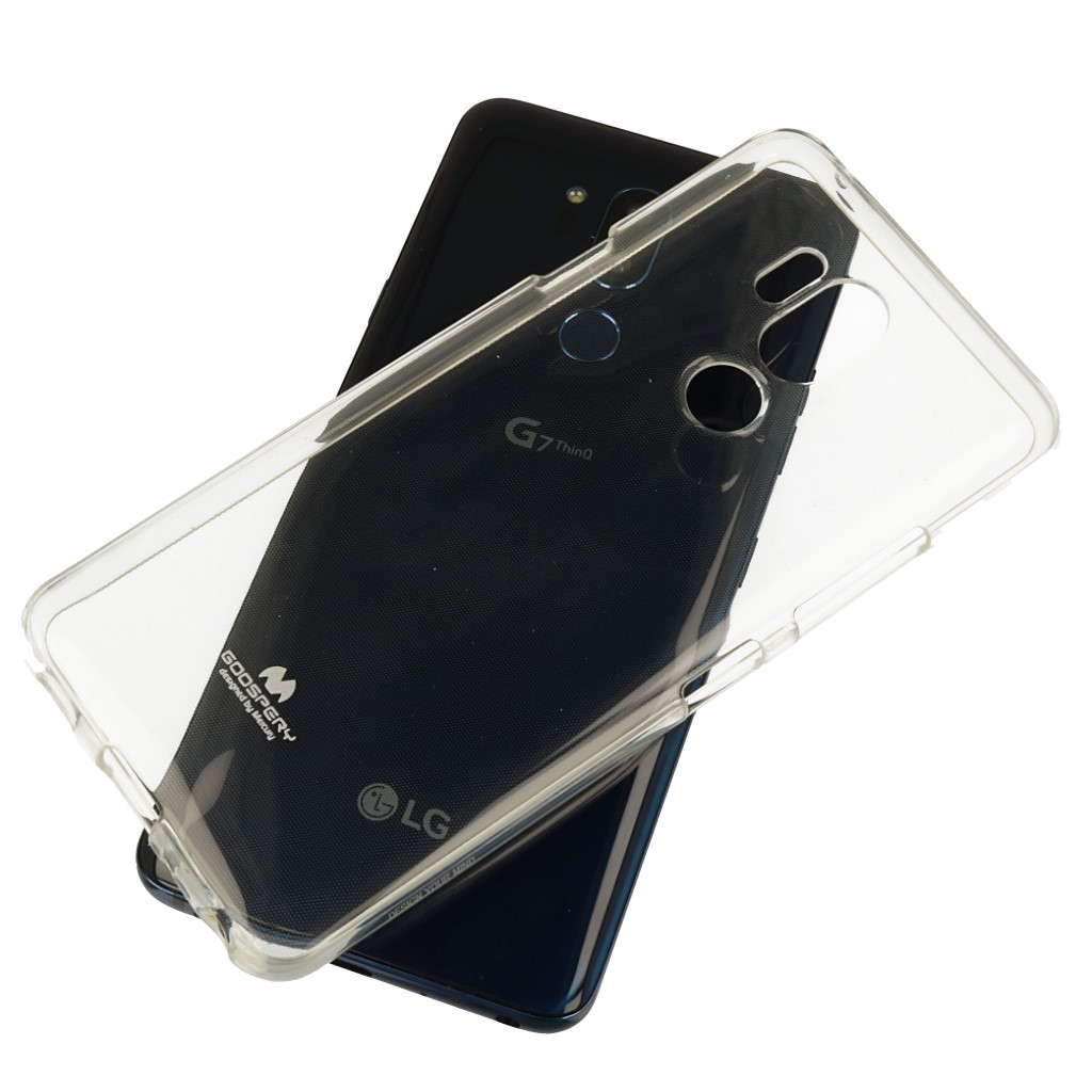 Pokrowiec etui silikonowe Mercury Jelly Case przeroczyste LG G7 ThinQ / 7