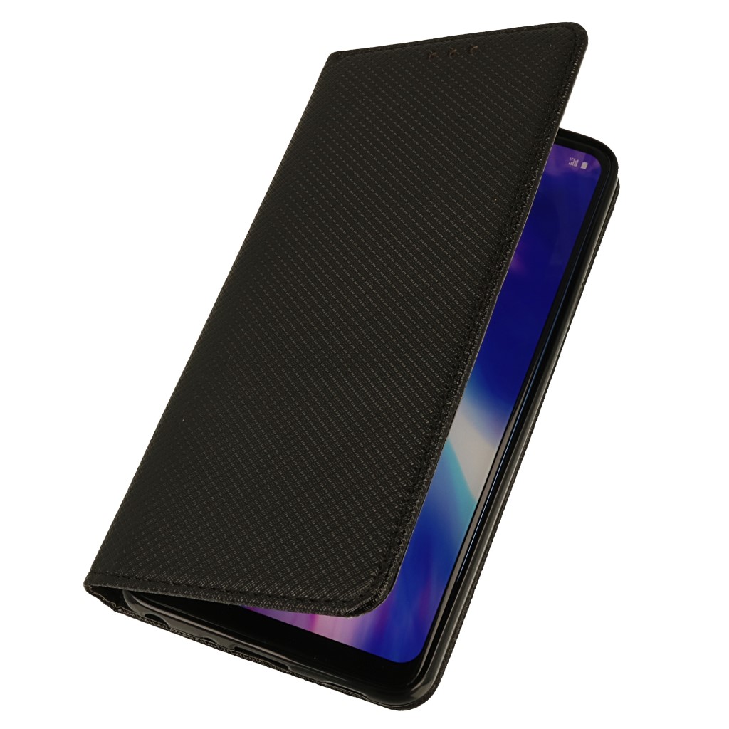 Pokrowiec etui z klapk Magnet Book czarne SAMSUNG SM-G900F Galaxy S5