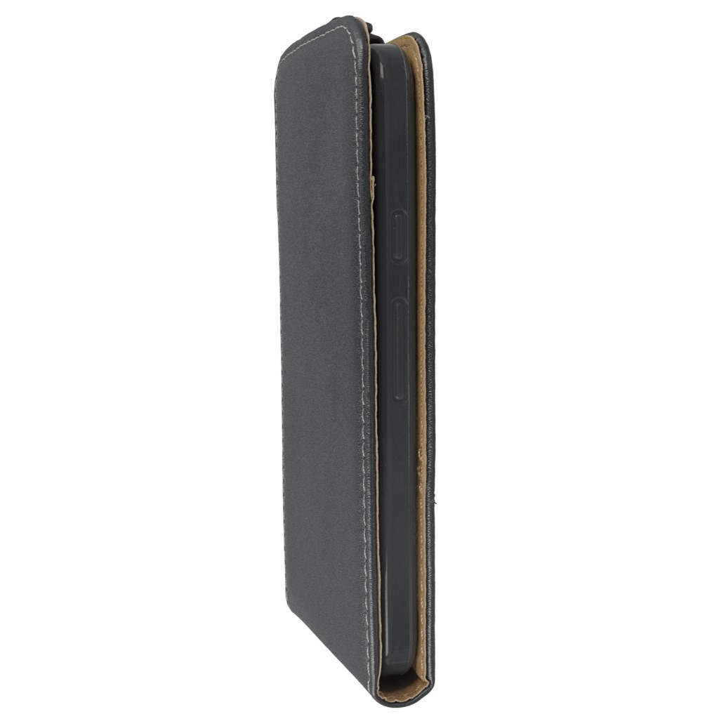 Pokrowiec z klapk na magnes Prestige Slim Flexi grafitowy LG Nexus 5X / 5