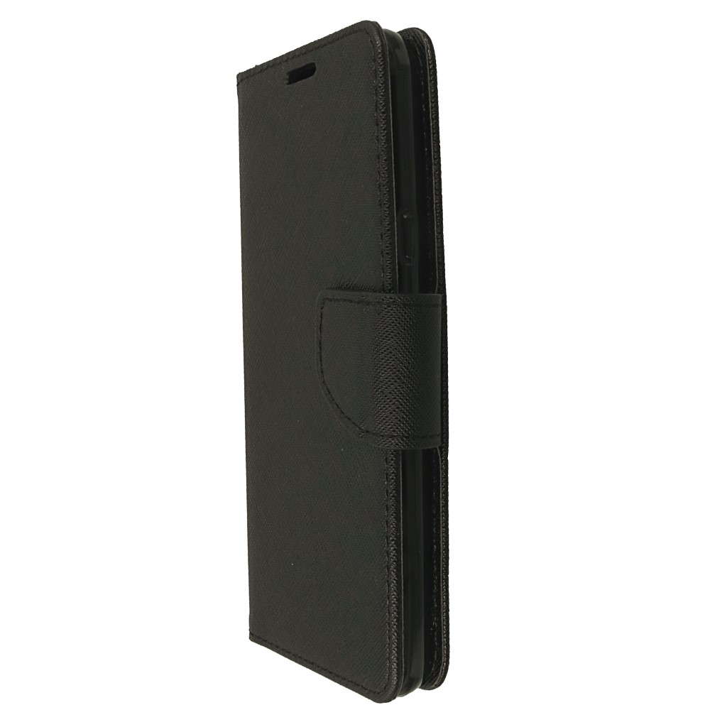 Pokrowiec etui z klapk na magnes Fancy Case czarne LG K40 / 6