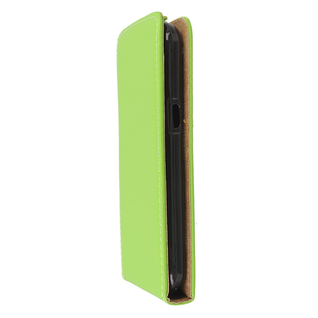 Pokrowiec z klapk na magnes Prestige Slim Flexi zielony LG K4 / 7