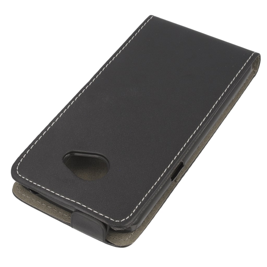 Pokrowiec z klapk na magnes Prestige Slim Flexi czarny LG K5 / 4