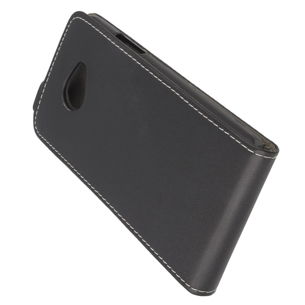 Pokrowiec z klapk na magnes Prestige Slim Flexi czarny LG K5 / 5