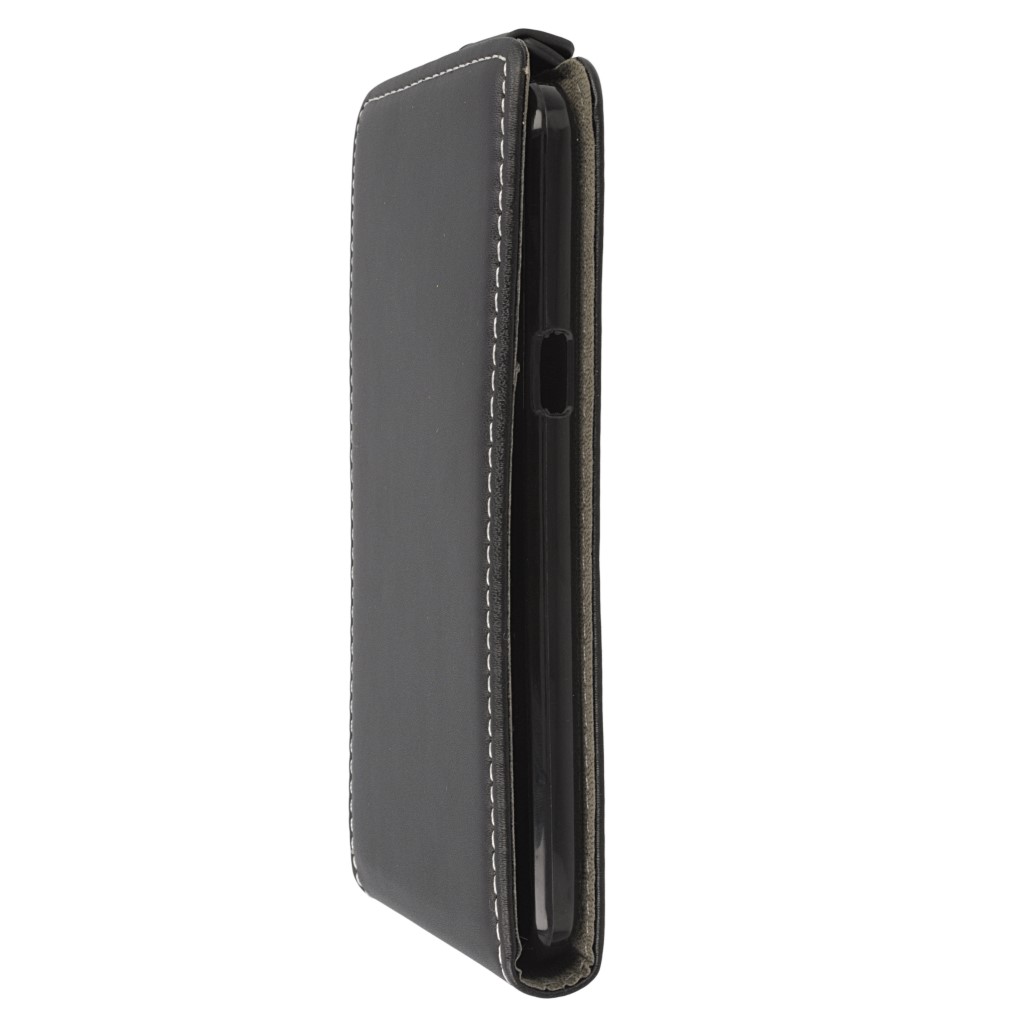 Pokrowiec z klapk na magnes Prestige Slim Flexi czarny LG K5 / 7