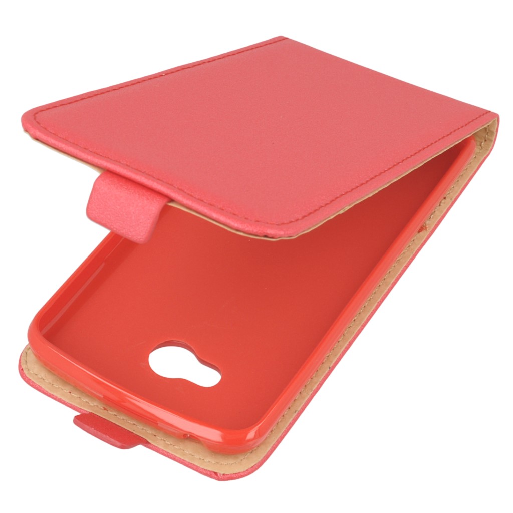Pokrowiec z klapk na magnes Prestige Slim Flexi czerwony LG K5