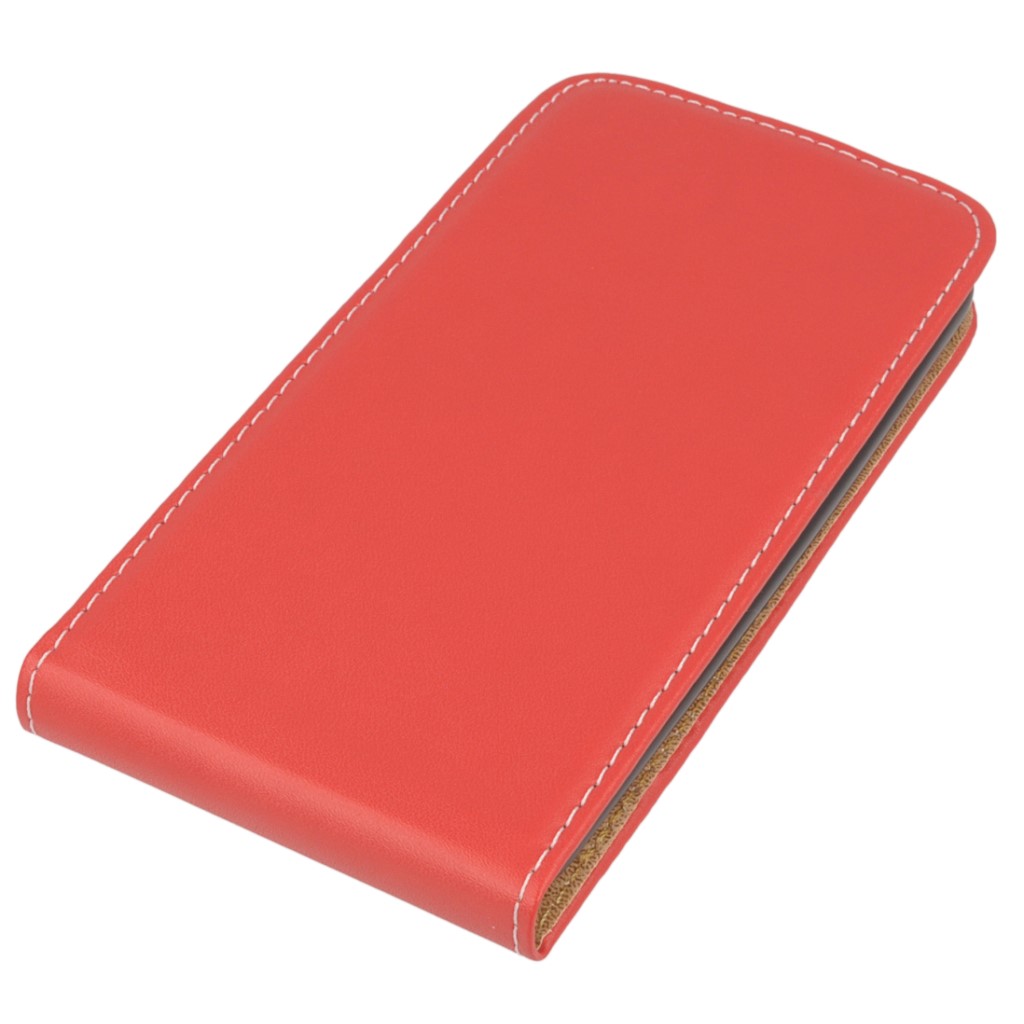 Pokrowiec z klapk na magnes Prestige Slim Flexi czerwony LG K7 / 3