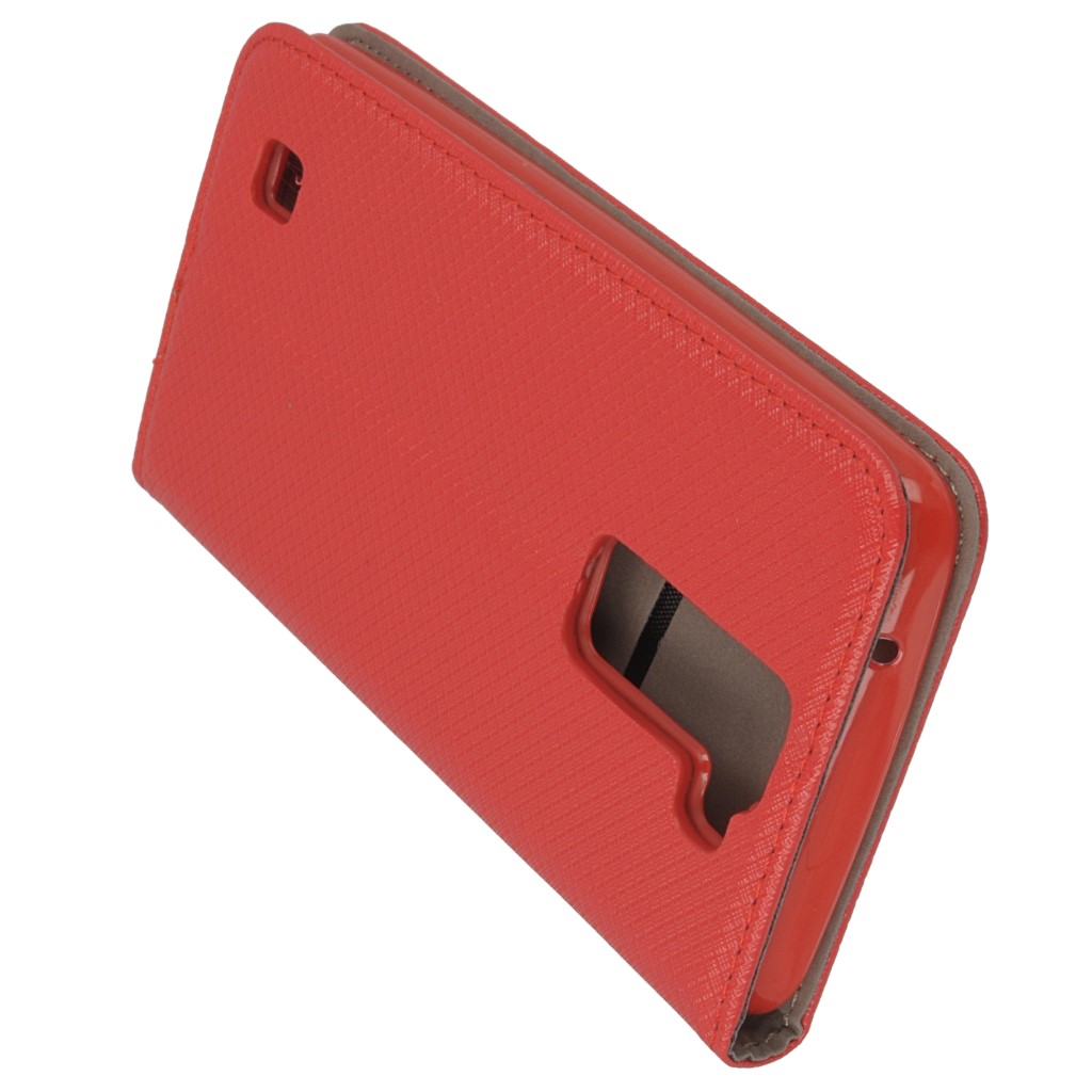 Pokrowiec etui z klapk Magnet Book czerwone Xiaomi Mi 2 / 5