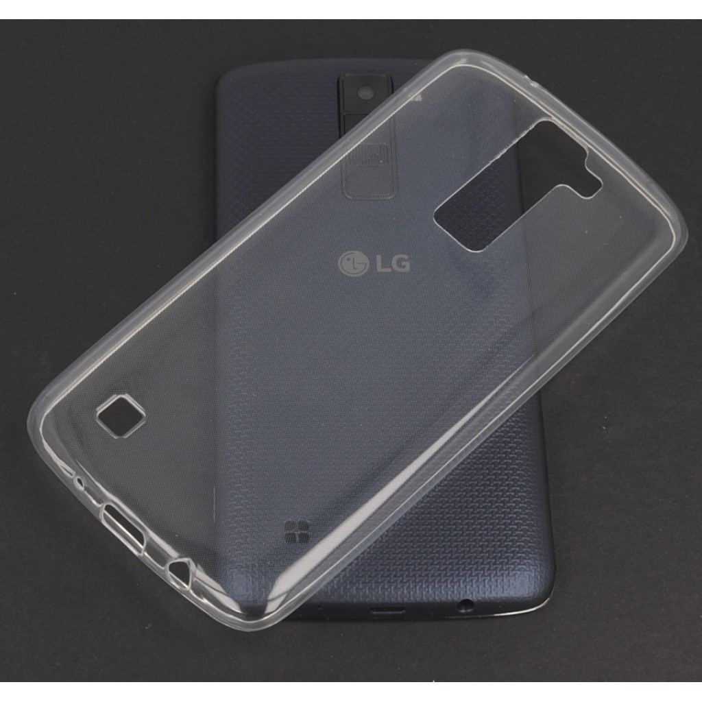 Pokrowiec silikonowe etui Back Case przeroczyste LG K8 / 6