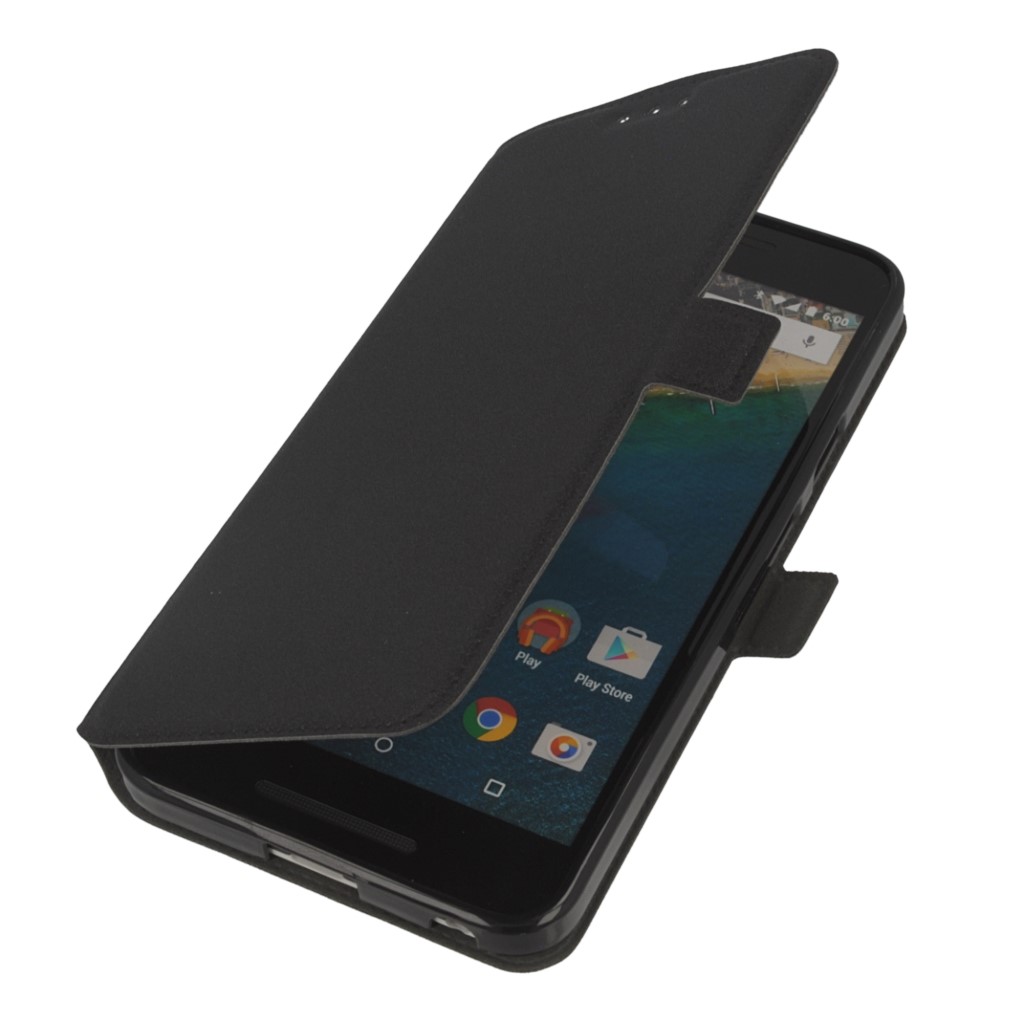 Pokrowiec etui Flexi Book czarne LG Nexus 5X
