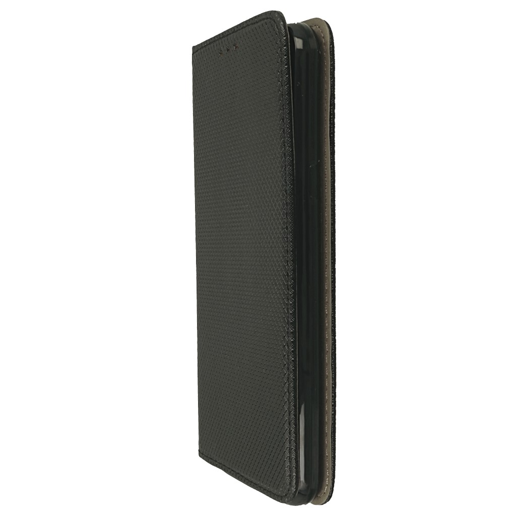 Pokrowiec etui z klapk Magnet Book czarne LG Q60 / 7