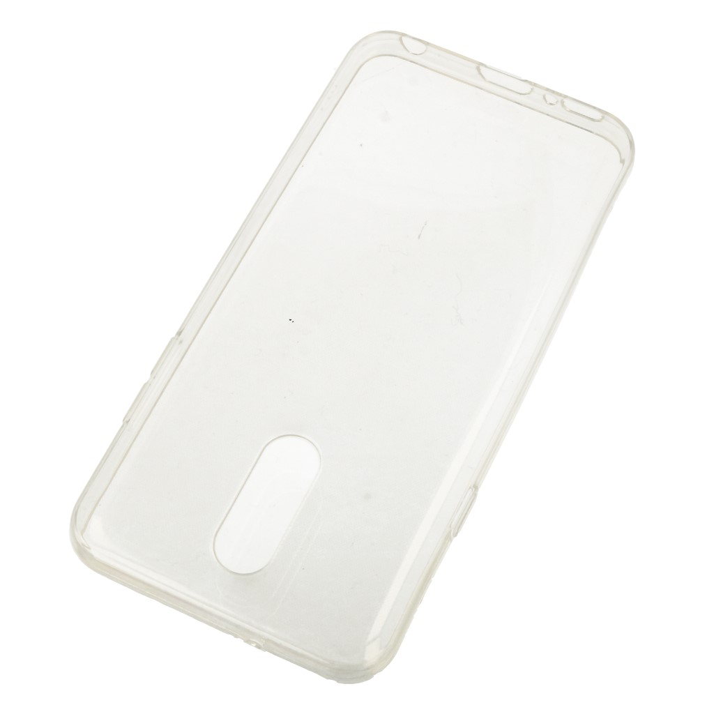 Pokrowiec silikonowe etui Back Case przeroczyste LG Q7 / 3