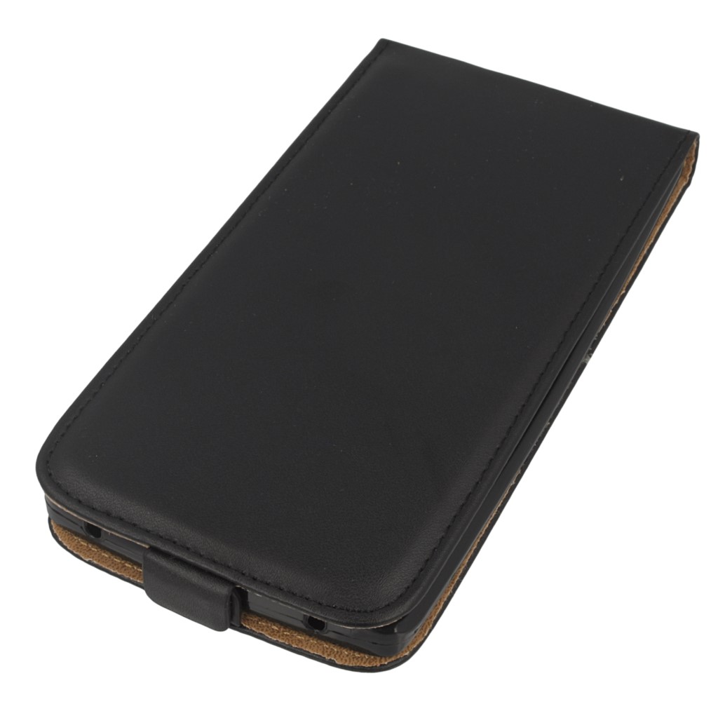 Pokrowiec z klapk na magnes Prestige Slim Flexi czarny SAMSUNG Galaxy Note 2 / 2