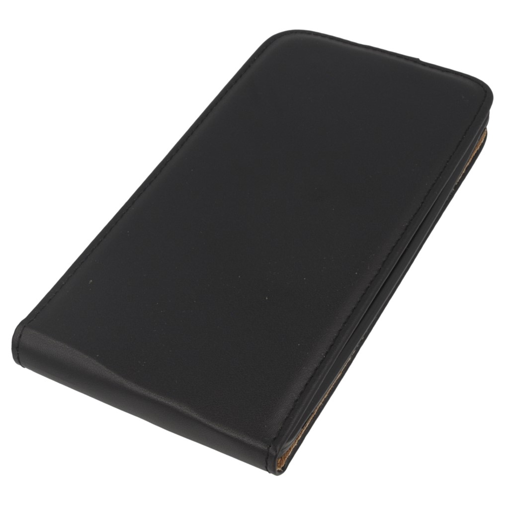 Pokrowiec z klapk na magnes Prestige Slim Flexi czarny SAMSUNG Galaxy Note 2 / 3