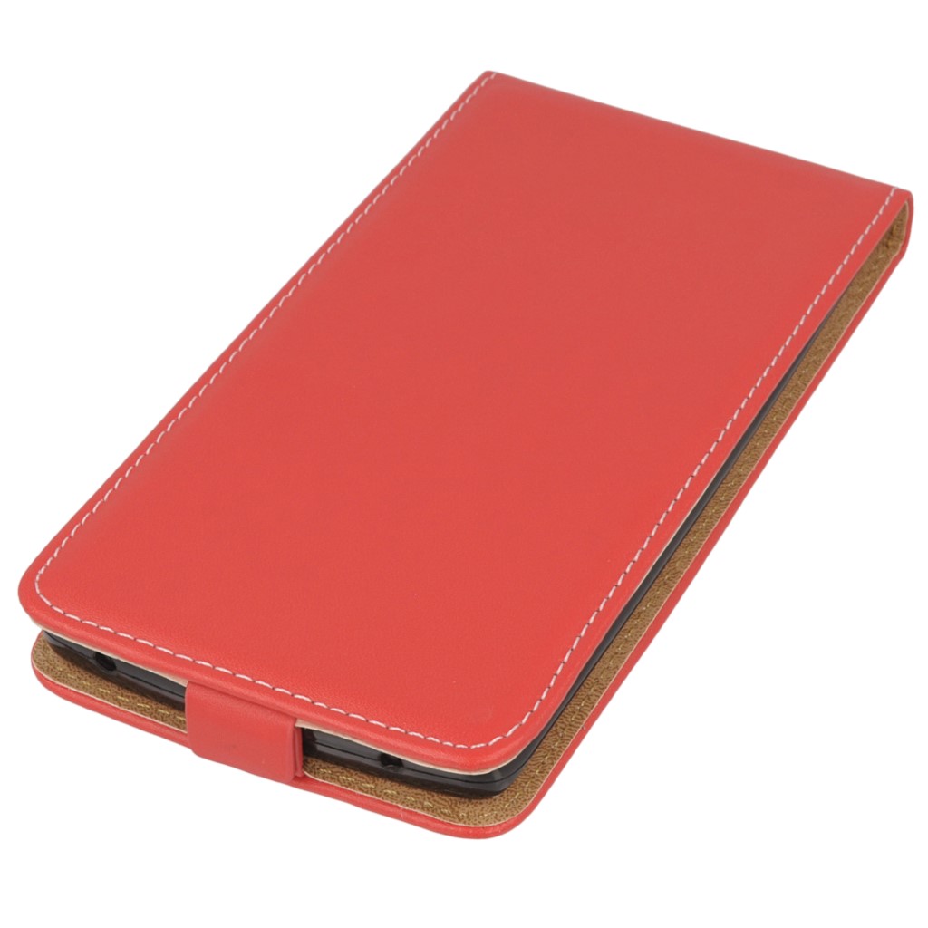 Pokrowiec z klapk na magnes Prestige Slim Flexi czerwony LG V10 / 7