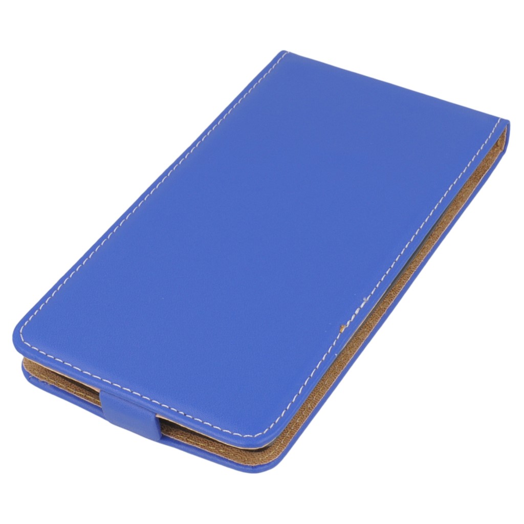 Pokrowiec z klapk na magnes Prestige Slim Flexi niebieski LG V10 / 2