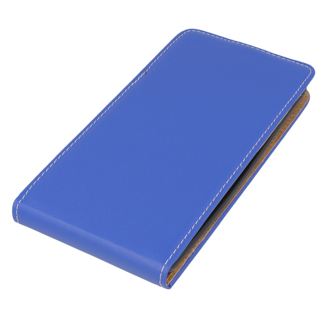 Pokrowiec z klapk na magnes Prestige Slim Flexi niebieski LG V10 / 3