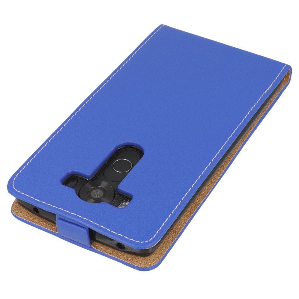 Pokrowiec z klapk na magnes Prestige Slim Flexi niebieski LG V10 / 4