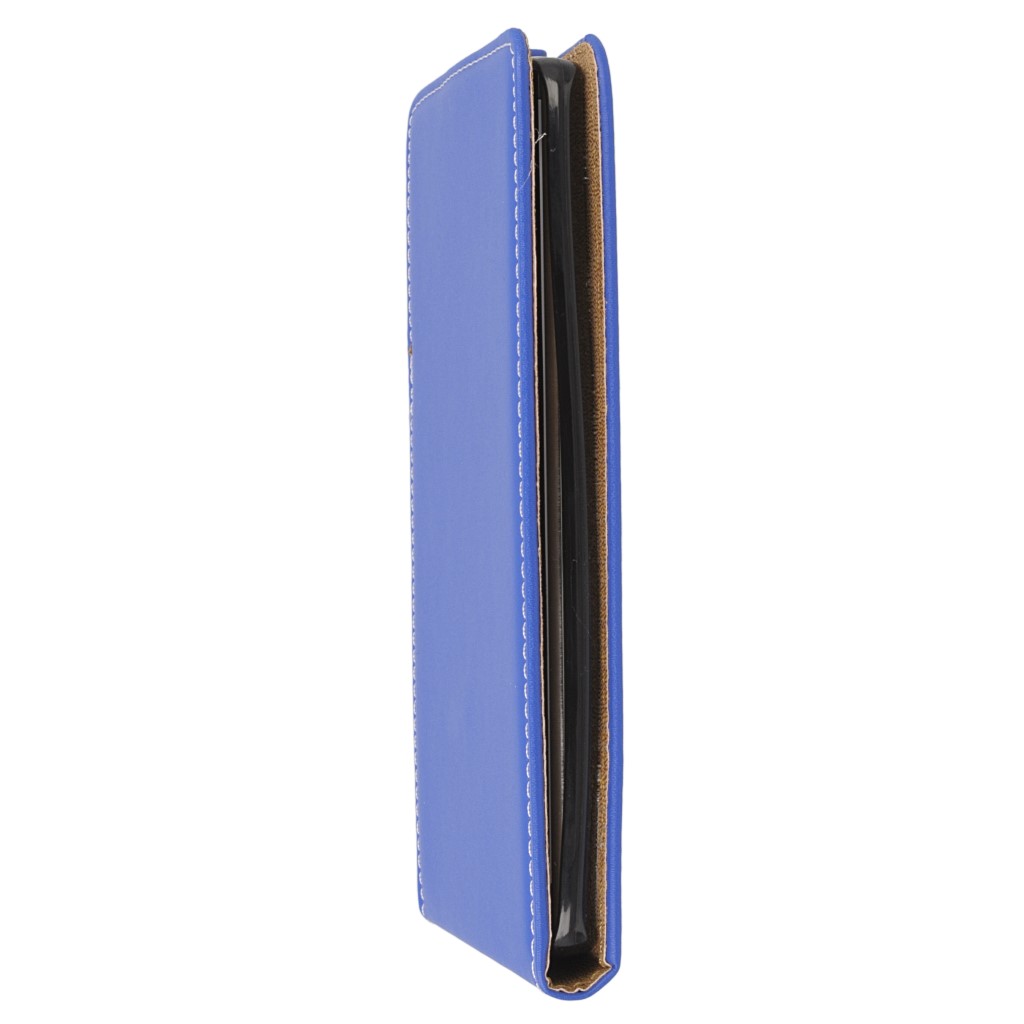 Pokrowiec z klapk na magnes Prestige Slim Flexi niebieski LG V10 / 6