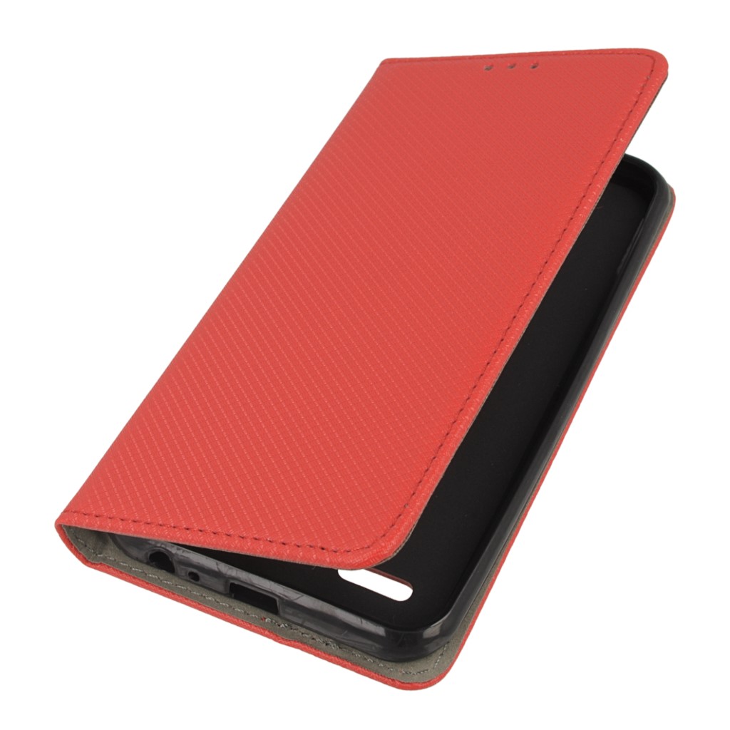 Pokrowiec etui z klapk Magnet Book czerwone LG X mach