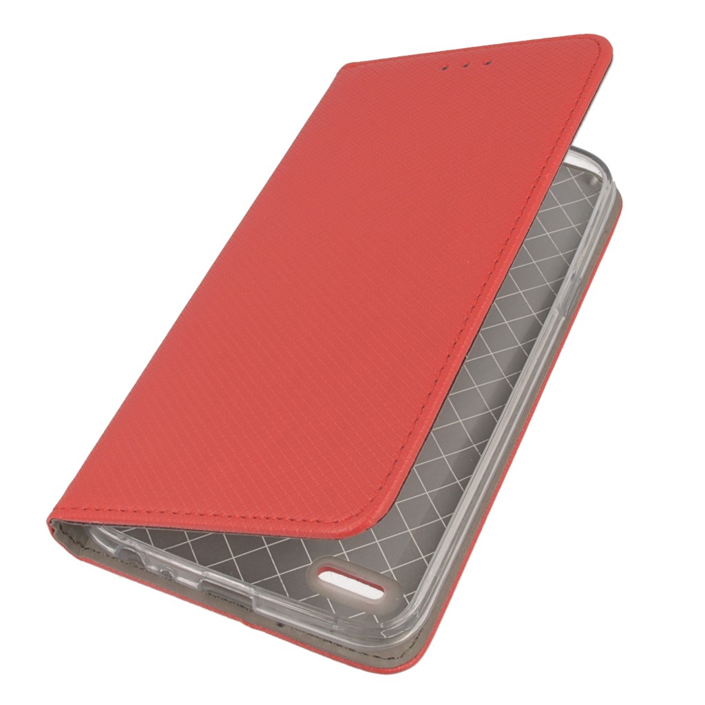 Pokrowiec etui z klapk Magnet Book czerwone LG X Power 2