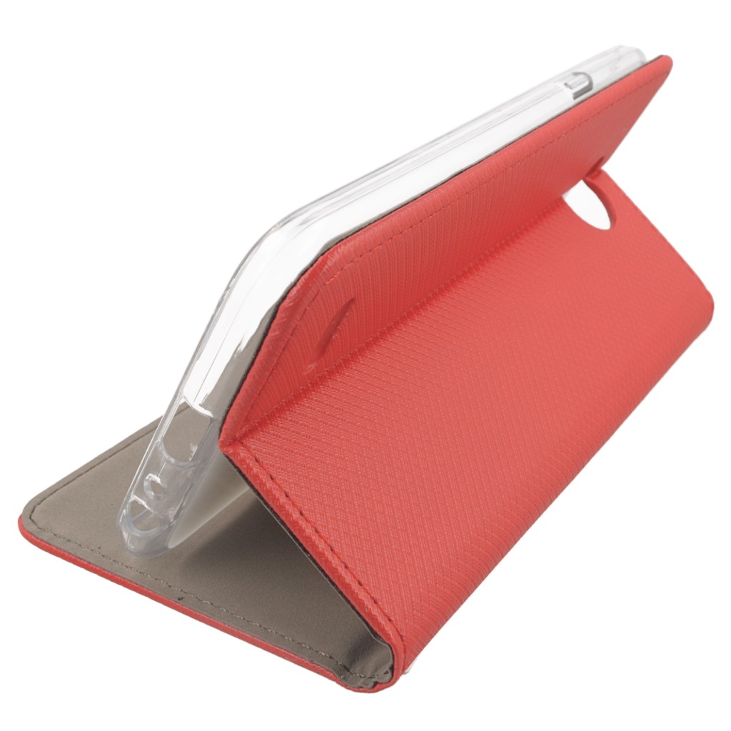 Pokrowiec etui z klapk Magnet Book czerwone LG X Power 2 / 8