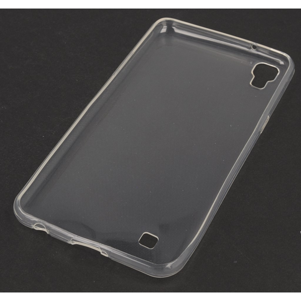 Pokrowiec silikonowe etui Back Case przeroczyste LG X Power / 3