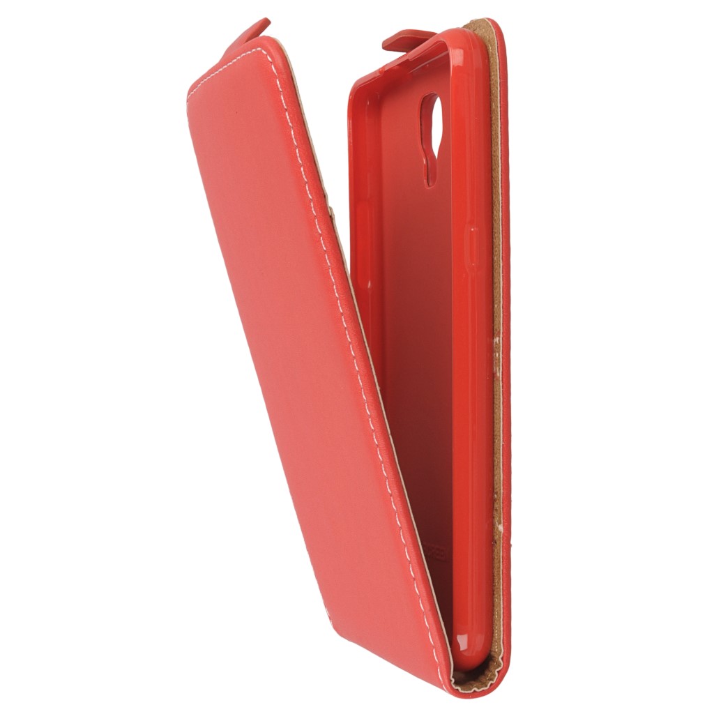 Pokrowiec z klapk na magnes Prestige Slim Flexi czerwony LG X screen / 7