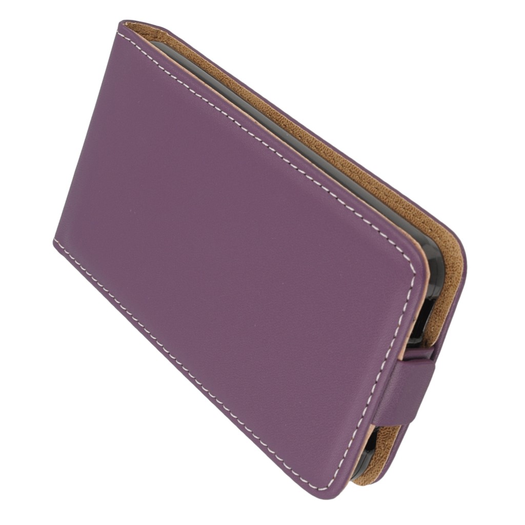 Pokrowiec z klapk� na magnes Prestige Slim Flexi fioletowy Lenovo B / 5