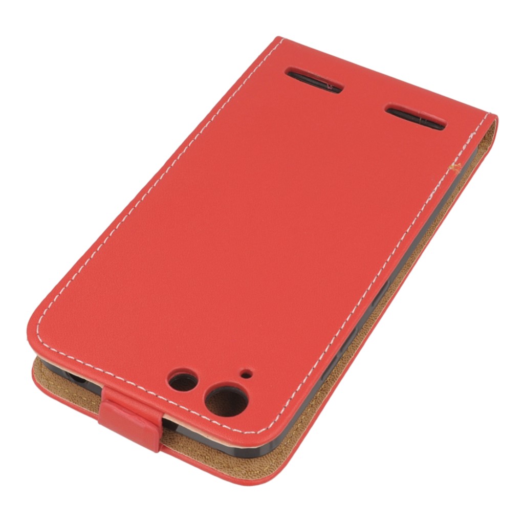 Pokrowiec z klapk na magnes Prestige Slim Flexi czerwony Lenovo Vibe K5 / 4