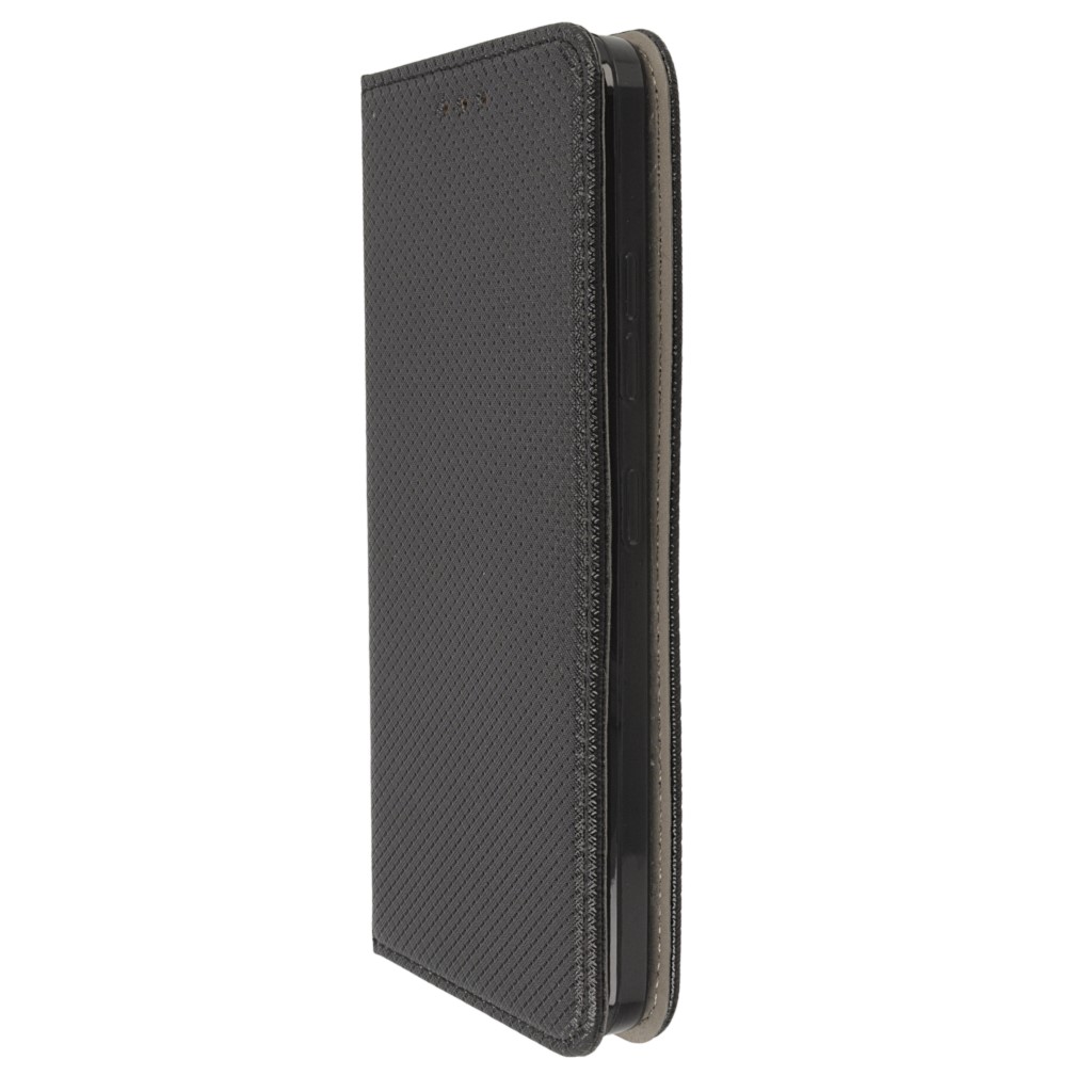 Pokrowiec etui z klapk Magnet Book czarne Lenovo Vibe K5 Plus / 6