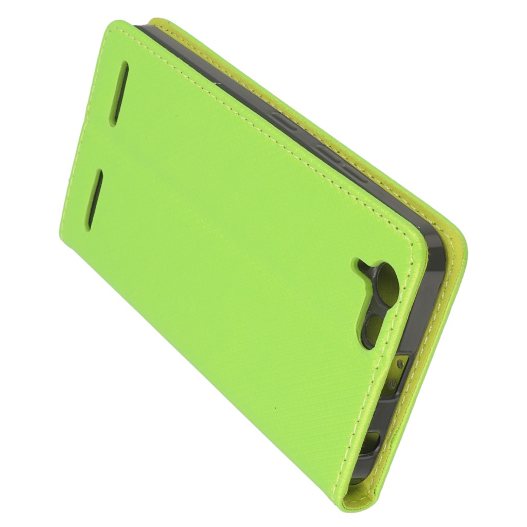 Pokrowiec etui z klapk Magnet Book zielone Lenovo Vibe K5 / 4