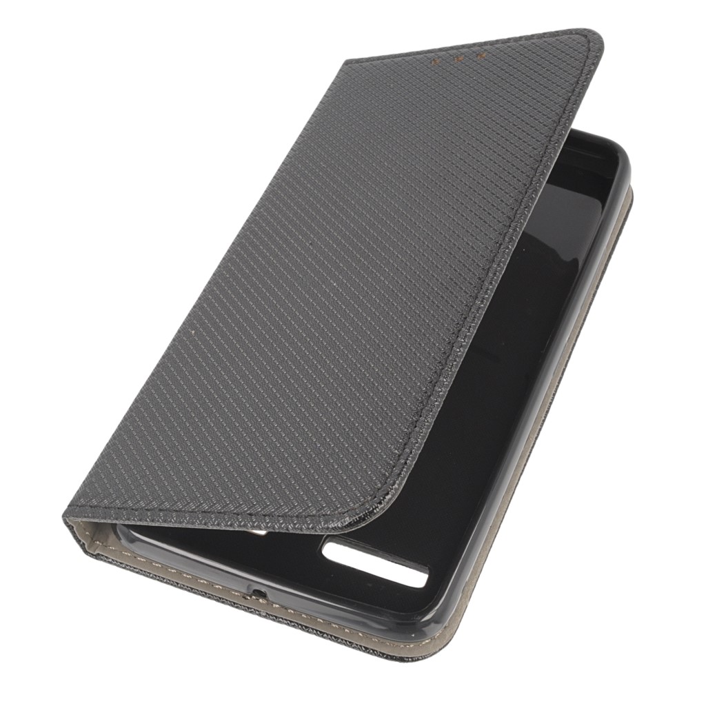 Pokrowiec etui z klapk Magnet Book czarne Lenovo K6 Power